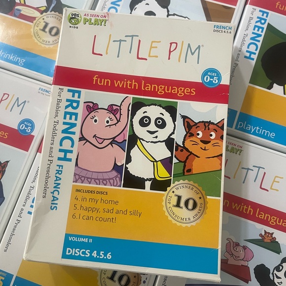 Little PIM ~ teach your baby to speak French DVD’s - Picture 2 of 3